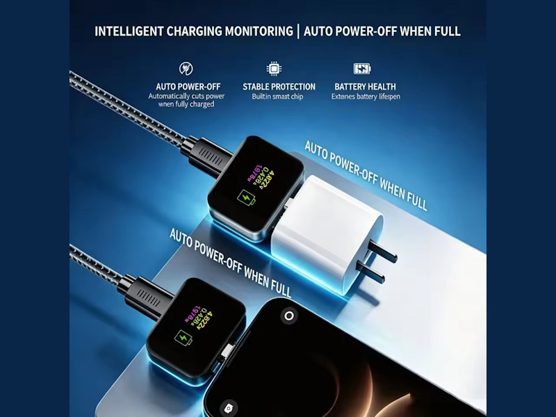 Controlador de Carga USB-C Inteligente - Conexão