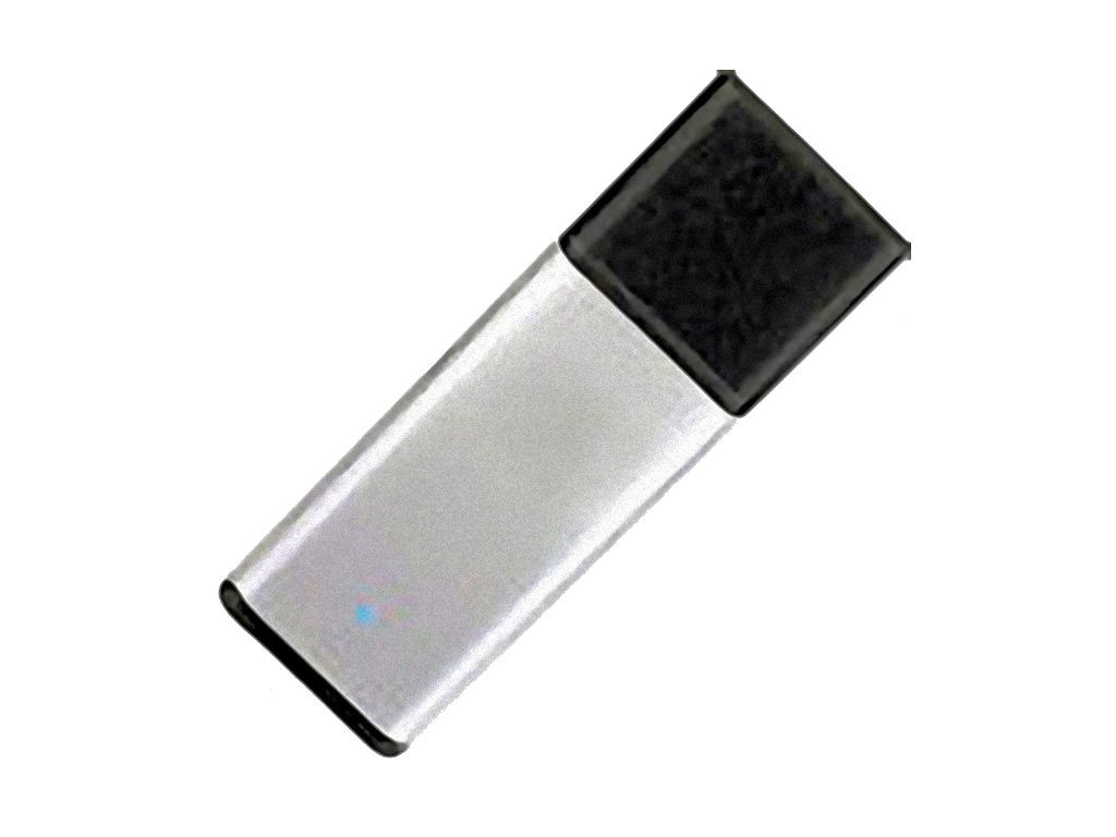 WGS-147 — Unidade flash USB pequena com formato retangular elegante e tampa. Até 256 GB · Visualização USB
