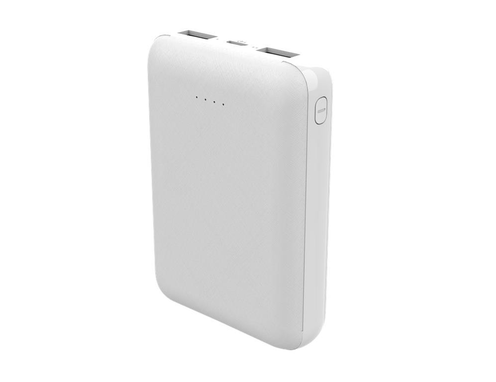 WGSPB-G62 — Flat Power Bank emergency charger, similar to the format of a credit card. Gra