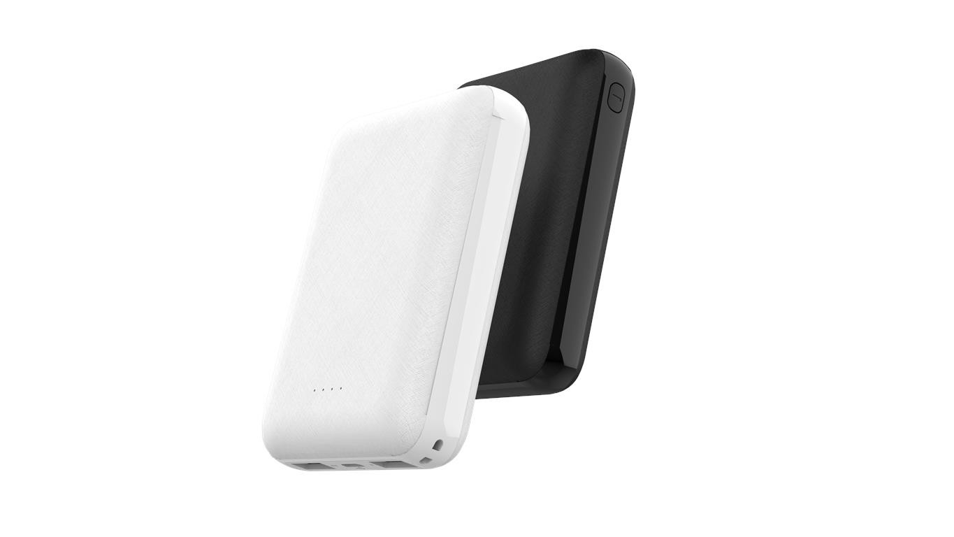 WGSPB-G62 — Flat Power Bank emergency charger, similar to the format of a credit card. Gra