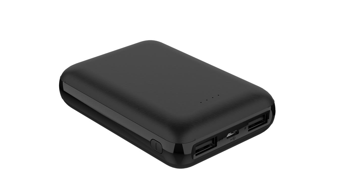 WGSPB-G62 — Flat Power Bank emergency charger, similar to the format of a credit card. Gra
