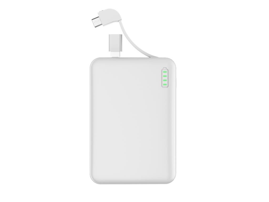 WGSPB-G73 — Flat Power Bank emergency charger, similar to the format of a credit card. Gra