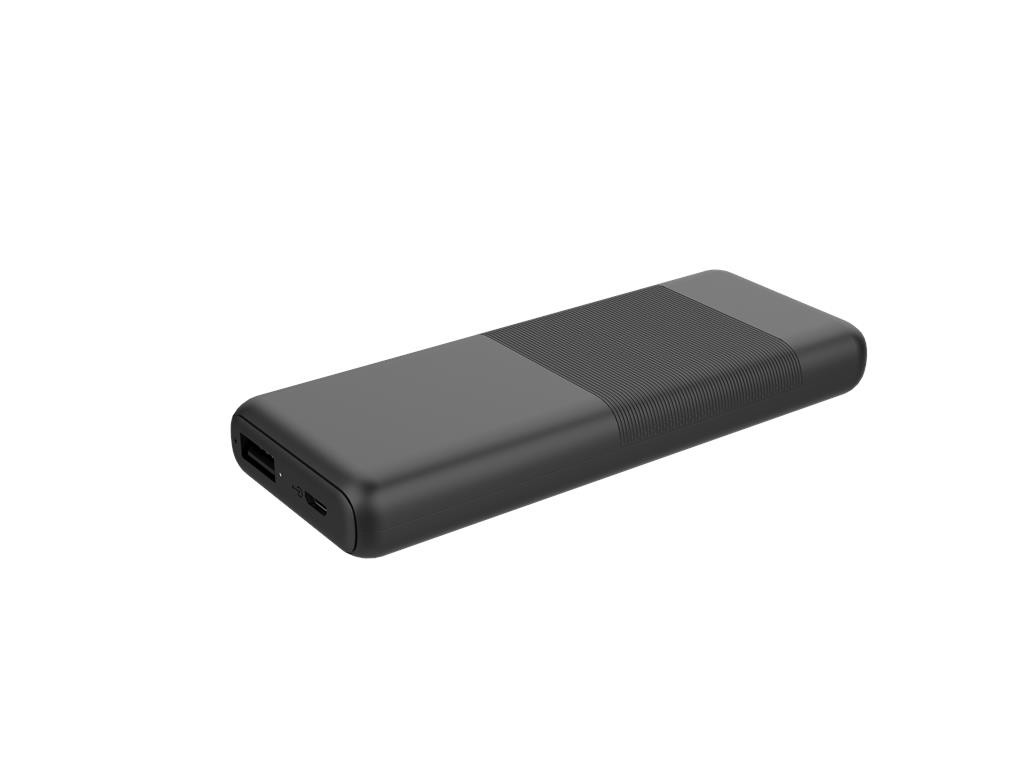 WGSPB-G75 — Flat Power Bank emergency charger, similar to the format of a credit card. Gra